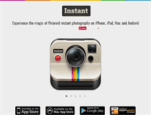 Tablet Screenshot of instanttheapp.com